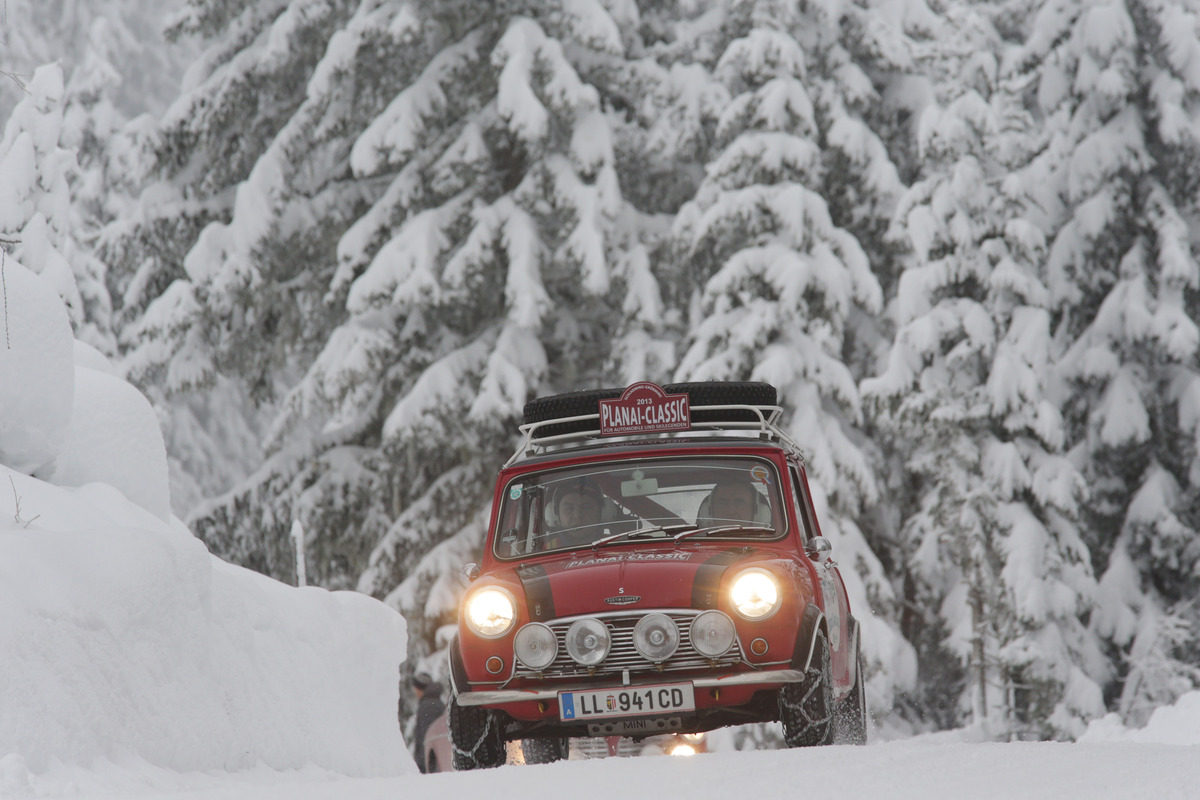 Austin Mini Cooper S (1967) - an der Planai Classic 2013