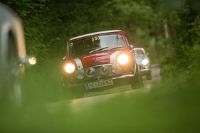 Austin Mini Cooper S (1967) - mit Startnummer 151 an der Ennstal-Classic 2017