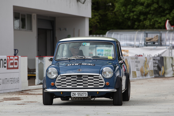 Austin Mini Cooper S (1970) - bei der Ankunft - Dolder Classics Mai 2019