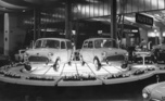 Austin Mini - Der Mini und der Clubman nebeneinander am Genfer Salon 1961