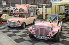Austin Mini Moke (1972) - da passt Pink doch ganz gut - Retro Classics Stuttgart 2020