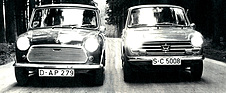 Austin Mini kontra Honda N 360 im Jahr 1968 - zwei Fronttiebler im Zweikampf