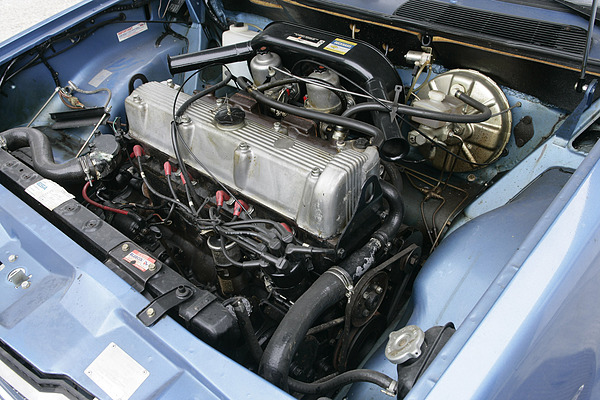 Austin Princess (1977) - der Motorraum präsentiert sich wie am ersten Tag