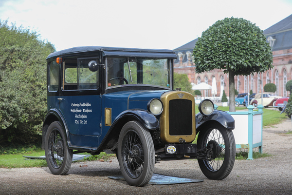 Austin Seven (1925) - als Firmenfahrzeug - 19. ASC Classic-Gala Schwetzingen 2023