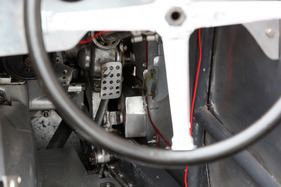 Austin Seven Special Monoposto (1930) - auf den niedlichen Pedalen passt Schuhgrösse 43 knapp