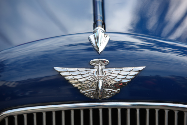 Austin Seven - verchromtes Erkennungszeichen - Swiss Classic British Car Meeting Morges 2017