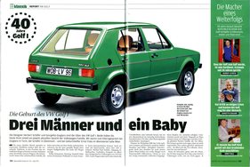 Auto Bild 4/2014 - der VW Golf I und seine Gestalter Auto Bild 4/2014 - der VW Golf I und seine Gestalter