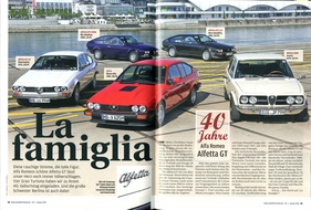 Auto Bild klassik 1/2015 - La Famiglia Alfetta