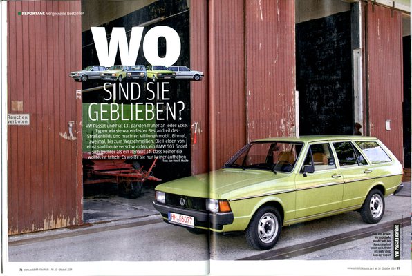 Auto Bild klassik 10/2014 - Wo sind sie geblieben, die Limousinen von früher?