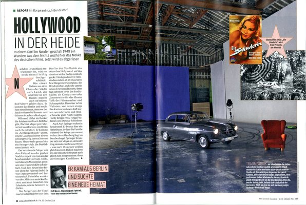 Bild Auto Bild klassik 10/2014 - deutsches Holywood in Bendestorf