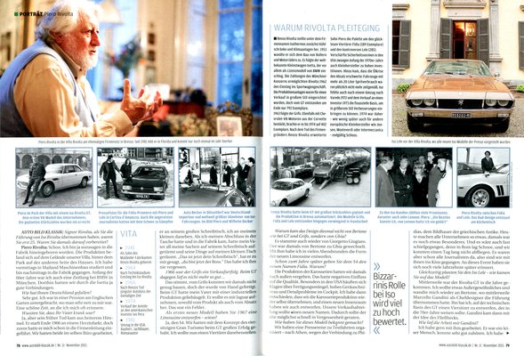 Bild Auto Bild klassik 11-2015 - "Meine Frau war nicht sehr beeindruckt"