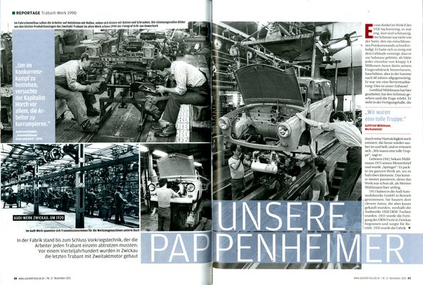 Bild Auto Bild klassik 11-2015 - Unsere Pappenheimer