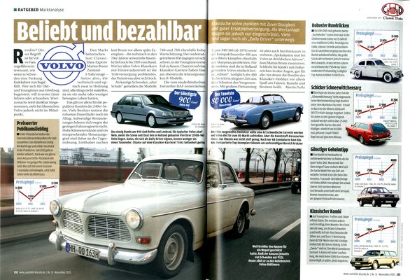 Auto Bild klassik 11-2015 - Volvo Preis-Check