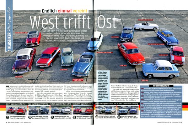 Auto Bild klassik 11-2015 - West trifft Ost