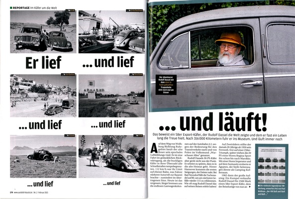 Bild Auto Bild klassik 2/2015 - Im Käfer um die Welt