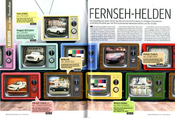 Bild Auto Bild klassik 2/2016 - Fernseh-Helden