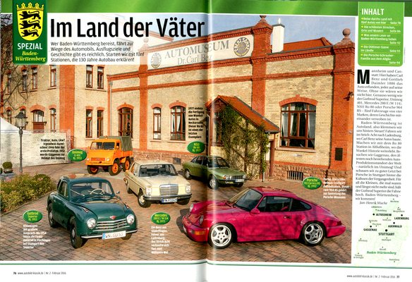Bild Auto Bild klassik 2/2016 - Im Land der Väter