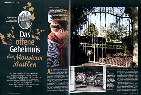 Auto Bild klassik 3-2015 - Baillon century find: The truth