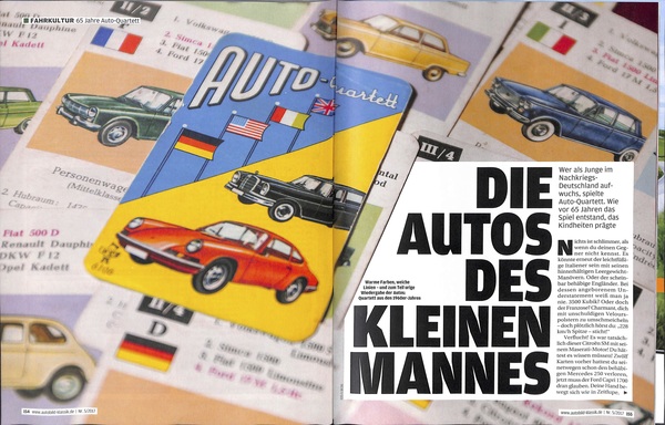 Auto Bild klassik 5/2017 - 65 Jahre Auto-Quartett
