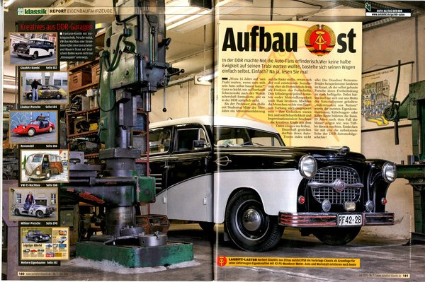 Auto Bild klassik 7/2014 - Eigenbaufahrzeuge in Ostdeutschland