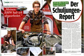 Auto Bild klassik 7/2014 - Report über junge Oldtimer-Fans Auto Bild klassik 7/2014 - Report über junge Oldtimer-Fans