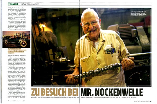 Auto Bild klassik 7/2014 - Zu Besuch bei Mr. Nockenwelle