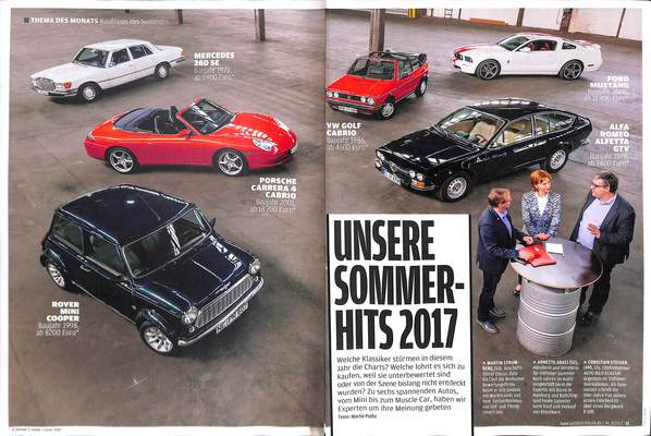 Auto Bild klassik 8/2017 - Kauftipps dieses Sommers
