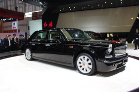 Auto China 2014 in Peking - HongQi Rote Fahne