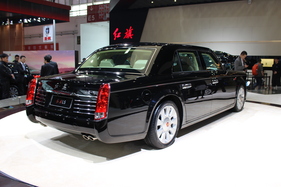 Auto China 2014 in Peking - HongQi Rote Fahne