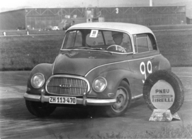 Auto Union 1000 (1961) - Robert Meyer beim Slalom von Payerne