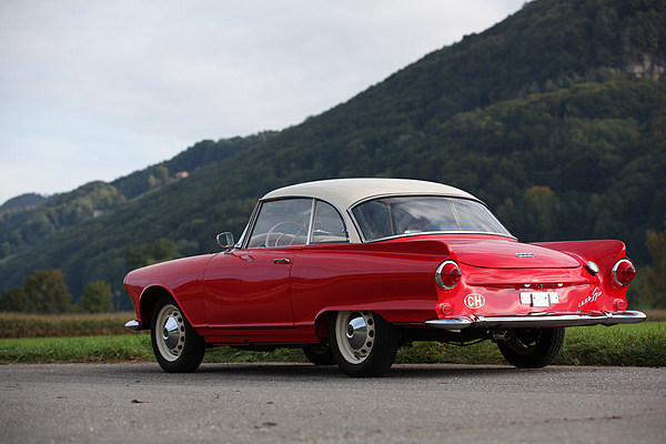 Auto Union 1000 SP (1962) - die Gestaltung der Heckflossen liess Anklänge an den Ford Thunderbird aufblitzen