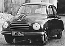 Auto Union FX (1951) - Ein erstes Holzmodell des FX wurde im Mai 1951 fertig gestellt. So stellte sich Kurt Schwenk sich den Nachfolger des DKW F 89 vor