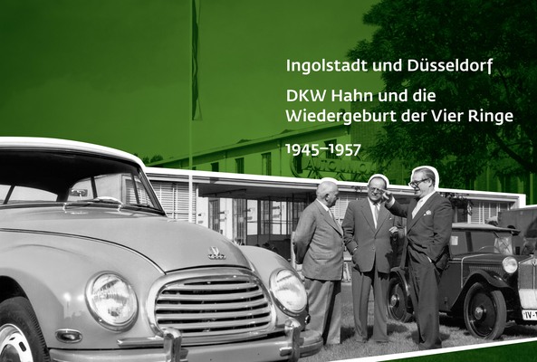 Auto Union Führungsriege in Ingolstadt. Carl Hahn in der Mitte mit vielen Ideen und Angegungen dabei - aus dem Buch "DKW Hahn"