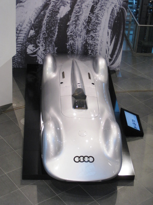 Auto Union Rekordfahrzeug (1937) - damit fuhr Bernd Rosemeyer Rekordgeschwindigkeiten - aufgenommen 2009