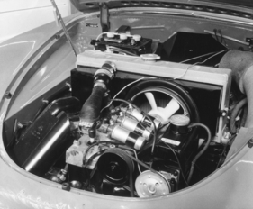 Auto Union SP Roadster (1962) - der Dreizylindermotor mit 62 SAE-PS