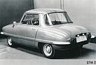 Auto Union STM 2 (1964) - Der zweisitzige STM II wirkte auch in der Heckansicht eher primitiv. Aber Goggomobil und Lloyd fuhren in diesem Marktsegment schon schöne Erfolge ein