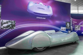 Auto Union Typ C Stromlinie – in der Sonderausstellung Aerodynamik im Audi museum mobile