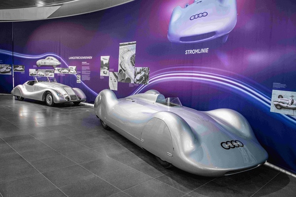 Bild: Auto Union Typ C Stromlinie – in der Sonderausstellung Aerodynamik im Audi museum mobile