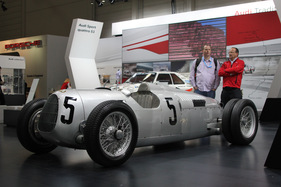 Auto Union Typ D Bergrennwagen (1938) - mit diesem Bergrennwagen konnte viele Siege am Berg eingefahren werden - an der Techno Classica Essen 2012