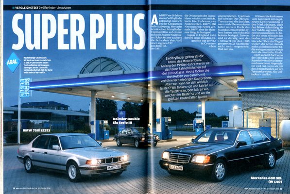 AutoBild Klassik 10/2016 - Zwölfzylinder-Limousinen