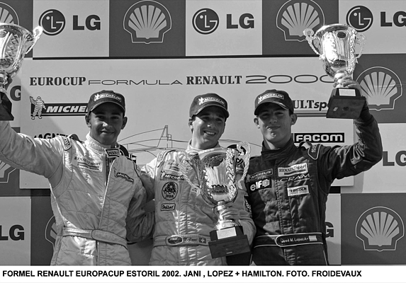 Autobau Wall of Fame des Schweizerischen Rennsports - Neel Jani - 2002 Sieger vor Hamilton