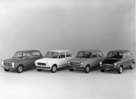 Autobianchi A 112 (1974) - die Modellpalette, rechts die Abarth-Variante