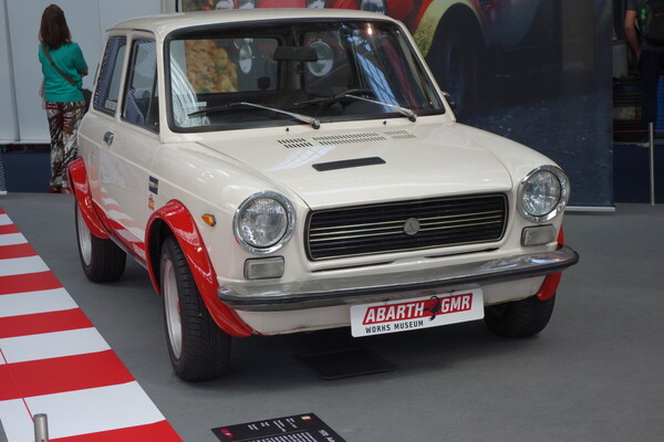 Autobianchi A 112 Abarth, Prototyp, Nachbau (1970) – Ausstellung "75 Jahre Abarth" in der Autoworld Brüssel