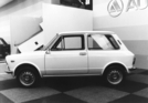 Autobianchi A 112 - der spurtfreudige und komplett ausgestattete A 112 ist nur in einer Ausführung zu haben - gezeigt am Genfer Autosalon 1971