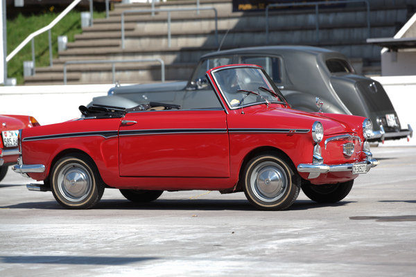 Autobianchi Bianchina Cabriolet - sehr niedlich und sehr selten - an der DolderClassics vom 7. September 2014