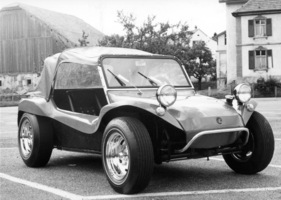 Autodynamics Deserter (1970) - mit behelfsmässigem Wetterschutz