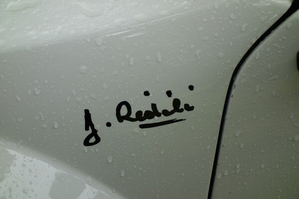 Autogramm von Jean Rédélé auf einer Alpine – Classic Days Düsseldorf 2023