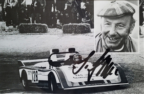 Autogrammkarte von Sepp Greger – Brixner Karosserien