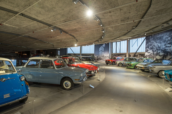 Autos mit Zwei- bis Vier-Zylinder-Motoren - BMW-Sonderausstellung im Pantheon 2018