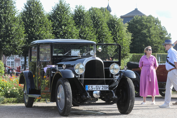 Avions Voisin C11 (1927) - Türe auf, damit man das schöne Interieur auch sieht - 19. ASC Classic-Gala Schwetzingen 2023
